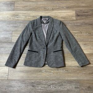 Tommy Hilfiger Blazer Womens Sz 6 Jacket Elbow Patches Career Preppy Americana